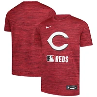 Youth Nike Red Cincinnati Reds Authentic Collection Velocity Performance T-Shirt