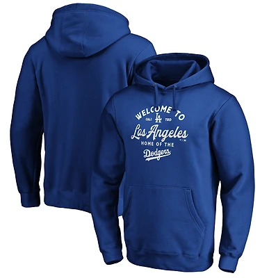 Men's Royal Los Angeles Dodgers Hometown Collection Long Ball Pullover Hoodie
