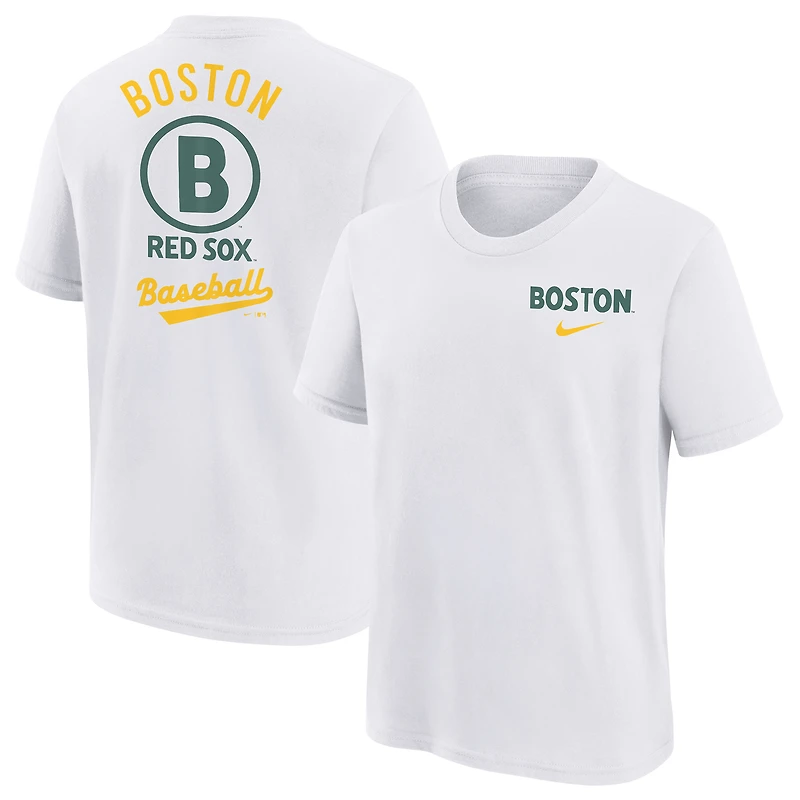 Youth Nike White Boston Red Sox 2025 City Connect T-Shirt