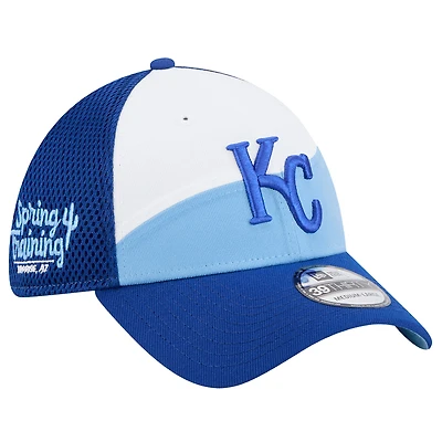 Men's New Era  Royal/White Kansas City Royals 2025 Spring Training 39THIRTY Flex Hat