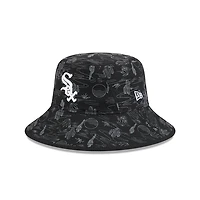Youth New Era  Black Chicago White Sox 2025 Spring Training All Over Print Bucket Hat