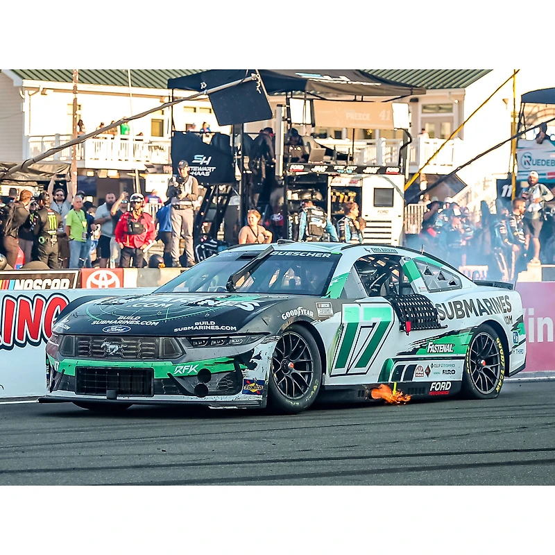 Action Racing Chris Buescher 2024 Go Bowling At The Glen Race Winner 1:24 Elite Foil Die-Cast Car
