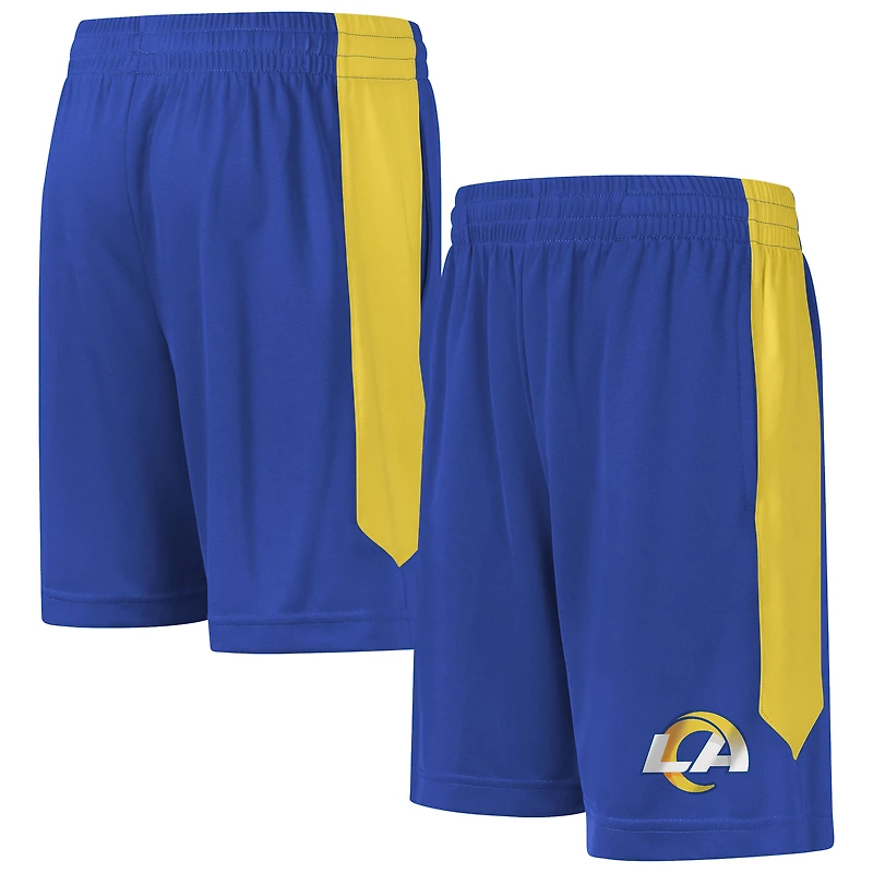 Youth Royal Los Angeles Rams Fashion Shorts