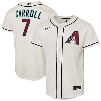 Youth Nike Corbin Carroll Cream Arizona Diamondbacks Home Replica Player Jersey