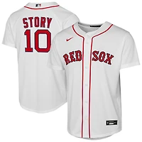 Youth Nike Trevor Story White Boston Red Sox Home Replica Player Jersey