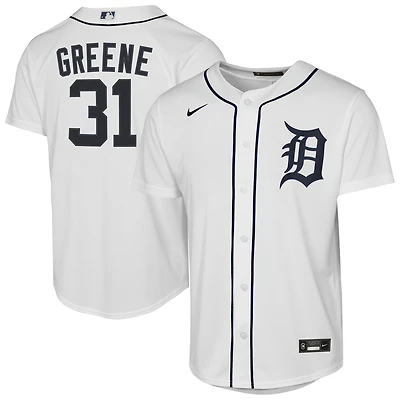 Youth Nike Riley Greene White Detroit Tigers Home Replica Player Jersey