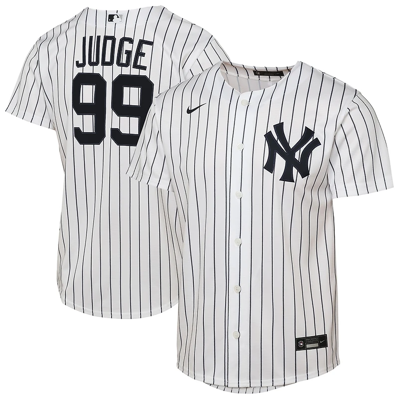 Youth Nike Aaron Judge White New York Yankees Home Replica Player Jersey