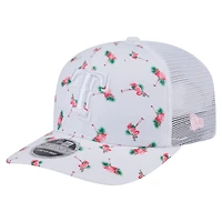 Men's New Era  White Texas Rangers Flamingo Mesh Back 9SEVENTY Stretch-Snap Hat