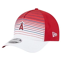 Men's New Era  Red Los Angeles Angels Gradient 9FORTY M-Crown Adjustable Hat