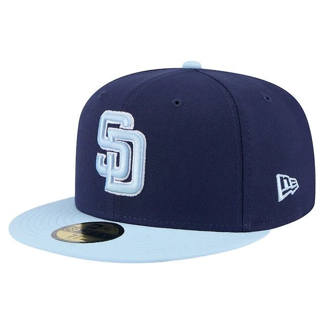 Shop New Era Men's New Era Navy/Light Blue San Diego Padres Color