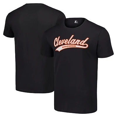 Men's Starter Black Cleveland Browns City Tailsweep T-Shirt