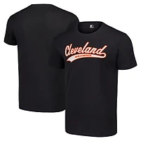 Men's Starter Black Cleveland Browns City Tailsweep T-Shirt