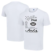 Men's Starter White New York Jets Arch City T-Shirt