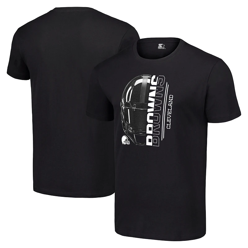Men's Starter Black Cleveland Browns T-Shirt