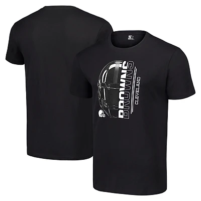 Men's Starter Black Cleveland Browns T-Shirt