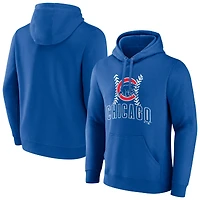 Men's Royal Chicago Cubs Fastball Pullover Hoodie
