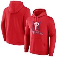 Men's Red Philadelphia Phillies Fastball Pullover Hoodie