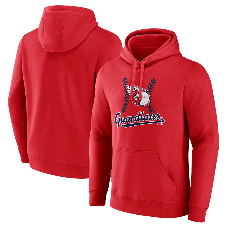 Men's Cleveland Guardians Fastball Pullover Hoodie