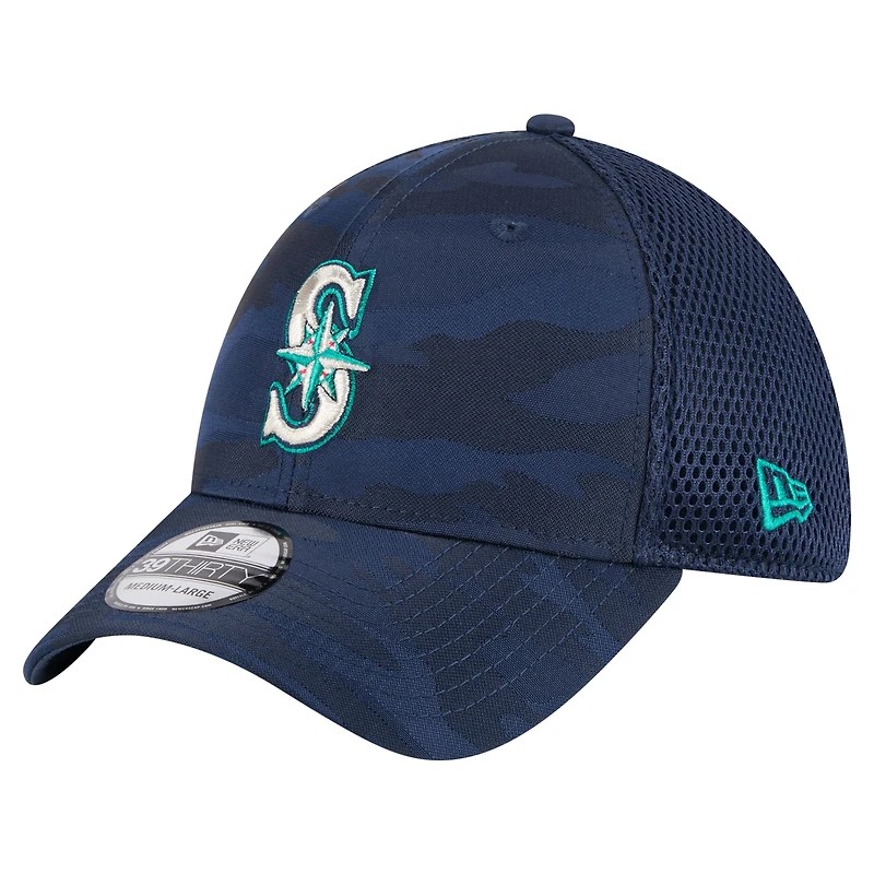 Youth New Era  Navy Seattle Mariners 39THIRTY Flex Hat
