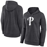 Women's Charcoal Philadelphia Phillies Monochrome Pullover Hoodie