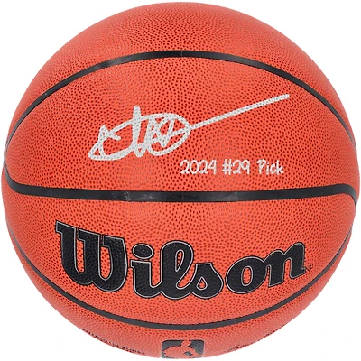Isaiah Collier Utah Jazz Autographed Wilson Authentic Series Indoor/Outdoor Basketball with "2024 #29 Pick" Inscription