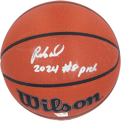 Rob Dillingham Minnesota Timberwolves Autographed Wilson Authentic Series Indoor/Outdoor Basketball with "2024 #8 Pick" Inscription