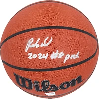 Rob Dillingham Minnesota Timberwolves Autographed Wilson Authentic Series Indoor/Outdoor Basketball with "2024 #8 Pick" Inscription