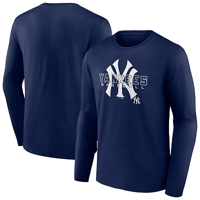 Men's Navy New York Yankees Stellar Long Sleeve T-Shirt
