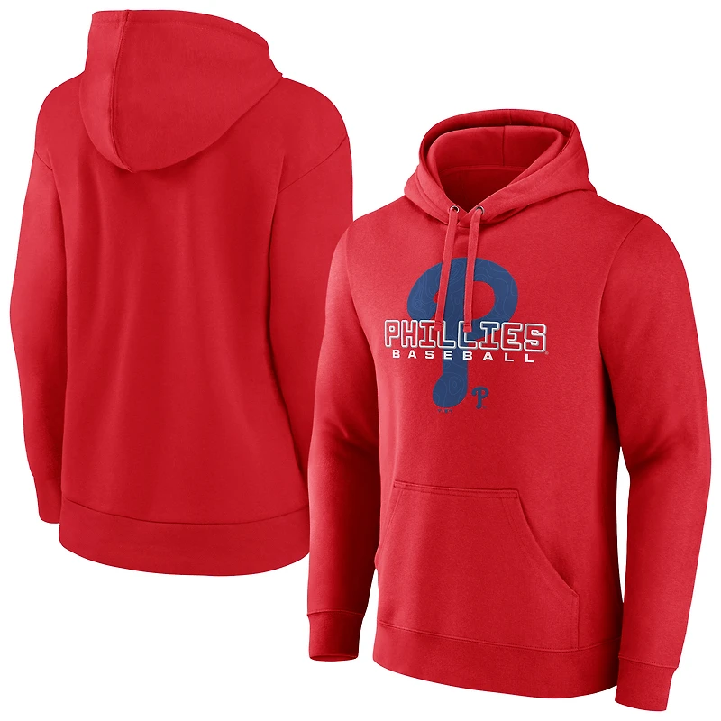Men's Red Philadelphia Phillies Stellar Pullover Hoodie