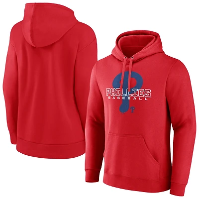 Men's Red Philadelphia Phillies Stellar Pullover Hoodie