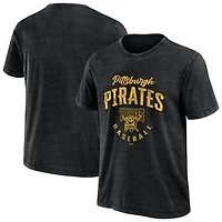 Men's Darius Rucker Collection by Fanatics Black Pittsburgh Pirates Cooperstown Collection Washed T-Shirt