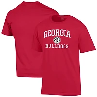 Men's Champion Red Georgia Bulldogs Team T-Shirt