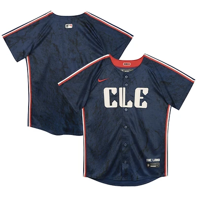 Preschool Nike  Navy Cleveland Guardians City Connect Jersey