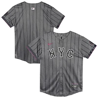 Preschool Nike  Gray New York Mets City Connect Jersey