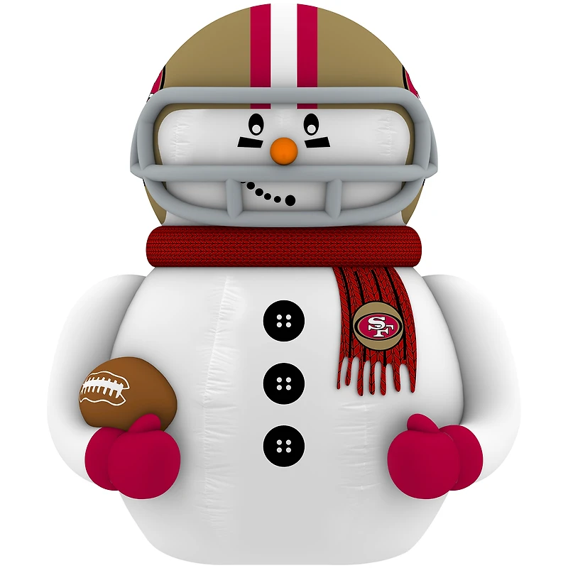 San Francisco 49ers 7' Inflatable Snowman Player
