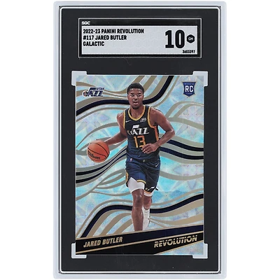 Jared Butler Utah Jazz 2022-23 Panini Revolution Galactic #117 SGC Authenticated 10 Rookie Card