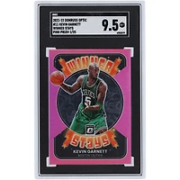 Kevin Garnett Boston Celtics 2021-22 Panini Donruss Optic Winner Stays Pink #11 #1/25 SGC Authenticated 9.5 Card
