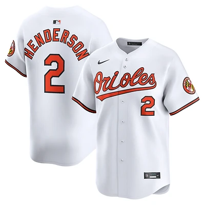 Men's Nike Gunnar Henderson White Baltimore Orioles Limited Player Jersey