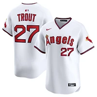 Men's Nike Mike Trout White Los Angeles Angels Alternate Limited Jersey