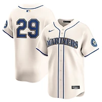 Men's Nike Cal Raleigh Cream Seattle Mariners Alternate 2 Limited Jersey
