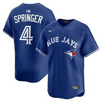 Men's Nike Dri-FIT George Springer Royal Toronto Blue Jays Alternate Limited Jersey