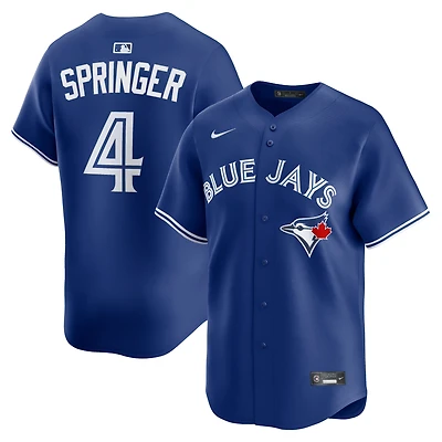 Men's Nike Dri-FIT George Springer Royal Toronto Blue Jays Alternate Limited Jersey