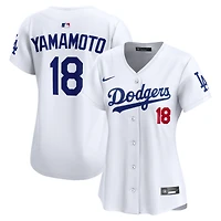 Women's Nike Dri-FIT Yoshinobu Yamamoto White Los Angeles Dodgers Home Limited Jersey