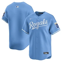 Men's Nike Light Blue Kansas City Royals Alternate Limited Jersey