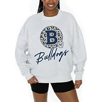 Women's Gameday Couture Ash Butler Bulldogs Premium Fleece Pullover Sweatshirt