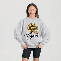 Women's Gameday Couture Ash Grambling Tigers Premium Fleece Pullover Sweatshirt