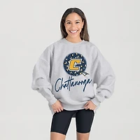 Women's Gameday Couture Ash Tennessee Chattanooga Mocs Premium Fleece Pullover Sweatshirt