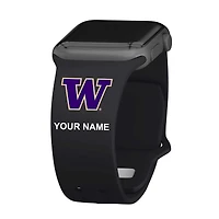 Washington Huskies Personalized Silicone Apple Watch Band
