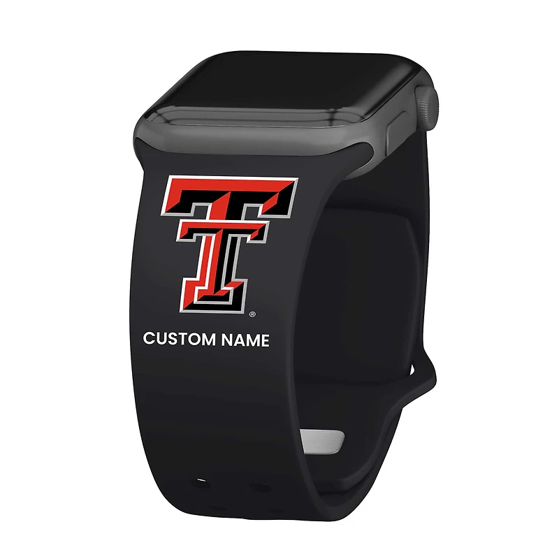 Texas Tech Red Raiders Personalized Silicone Apple Watch Band