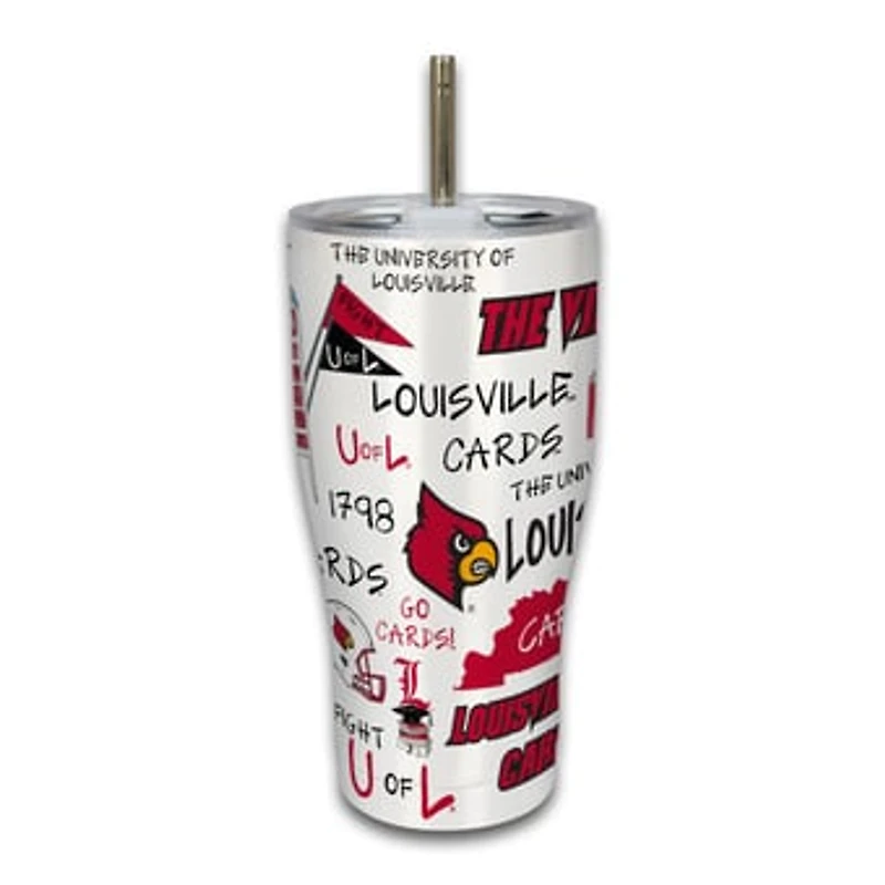 Louisville Cardinals 30oz. Icon Metal Tumbler